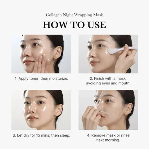 🌟🌟 MEDICUBE Collagen Night Wrapping Mask 75ml | Most viral Korean mask 🔥🔥