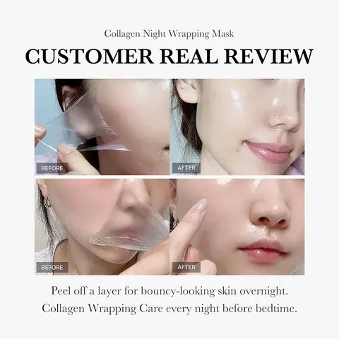 🌟🌟 MEDICUBE Collagen Night Wrapping Mask 75ml | Most viral Korean mask 🔥🔥