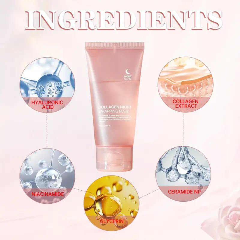 🌟🌟 MEDICUBE Collagen Night Wrapping Mask 75ml | Most viral Korean mask 🔥🔥