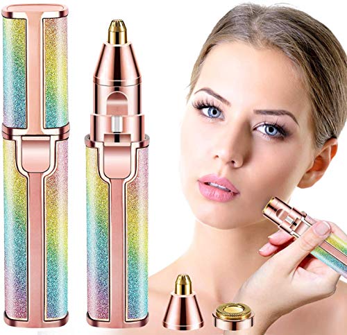 2 In 1 Rechargeable Flawless Eyebrow Hair Remover & Facial Hair Trimmer