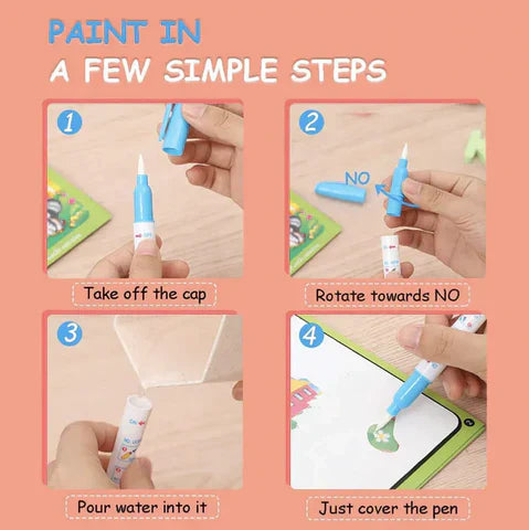 Reusable Magic water Book for kids | Best for kids