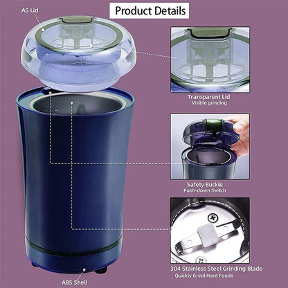 Mini Electric Grain Mill Coffee Beans Grinder